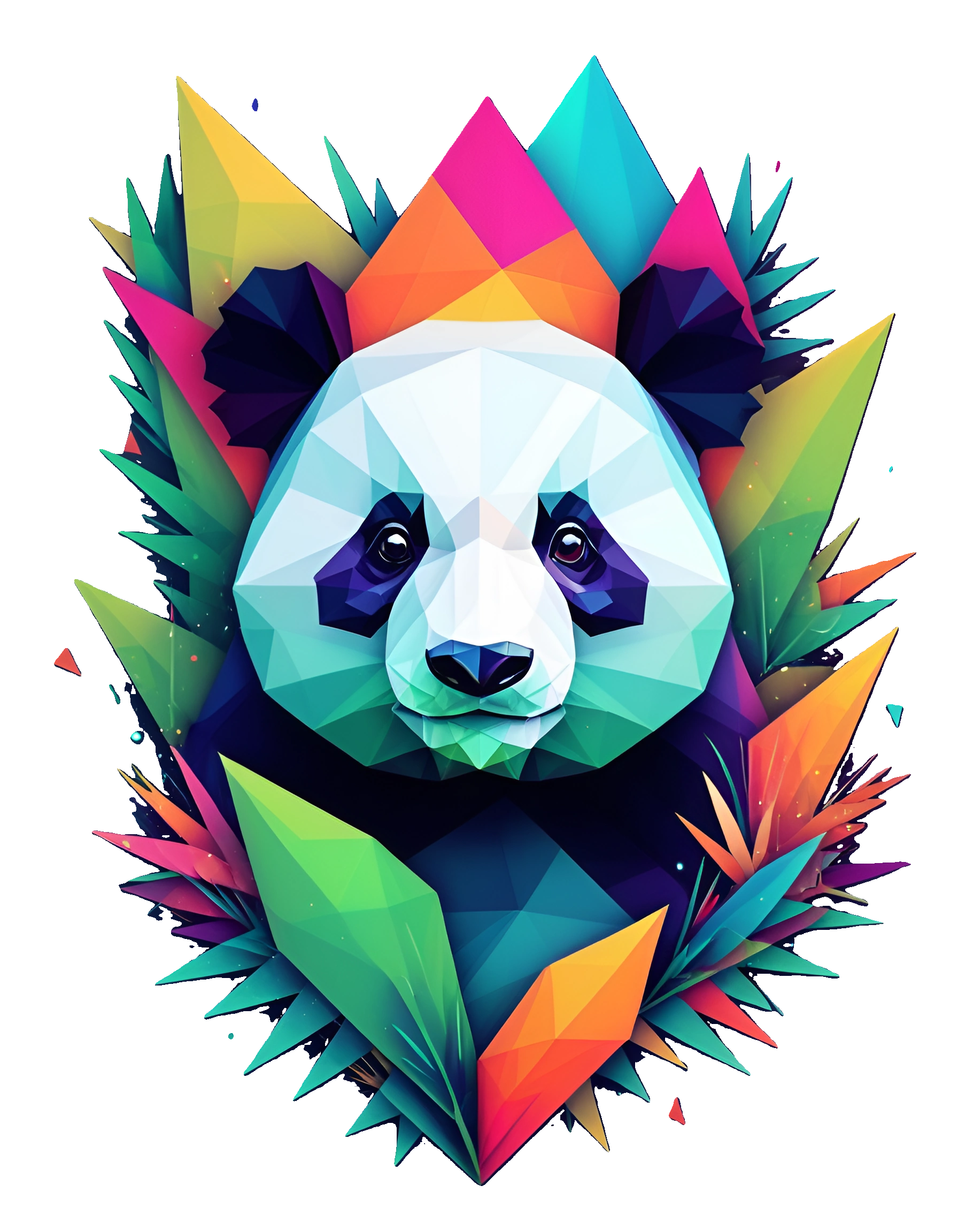 Colorful Panda